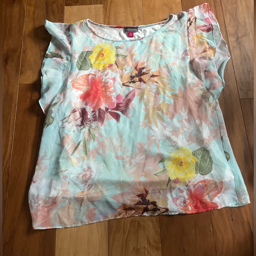 Vince Camuto Multicolor Floral Blouse